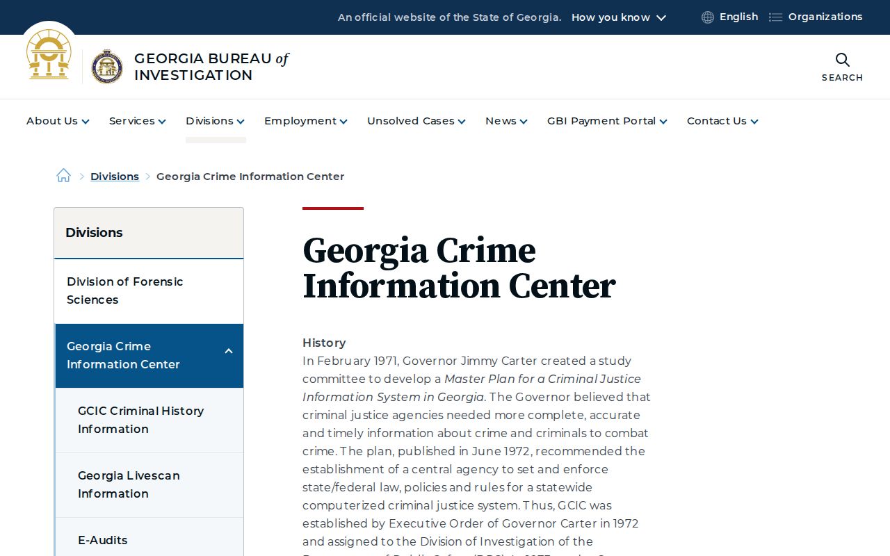 Putnam County criminal history system compared with sex offender records
